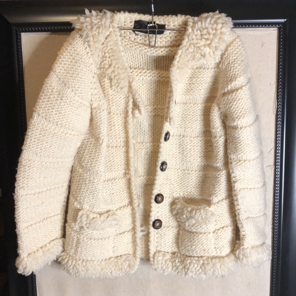 100% WOOL • sweater jacket - Picture 4 of 4